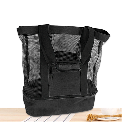 Sac De Plage Transparent Noir