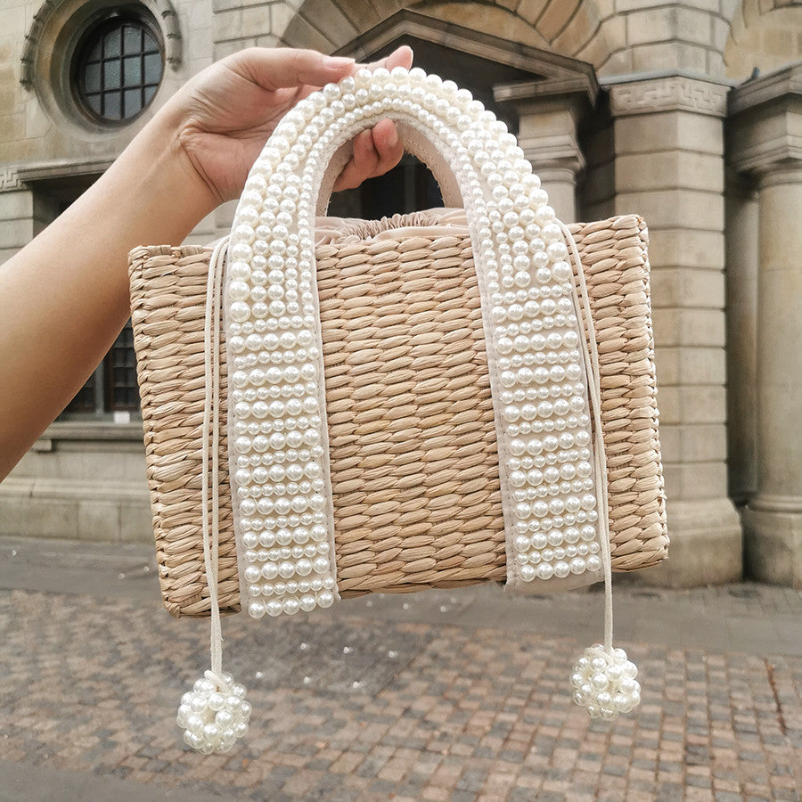 Sac panier 2024 pompon